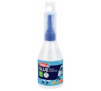 tesa ADHESIVO MULTIUSOS - Pegamento para manualidades - Frasco de 100 g | Pegamento para manualidades al agua - sin disolventes ni olor - transparente al secarse - para puntos, líneas y superficies