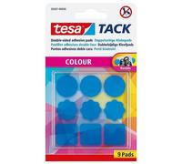 TESA Almohadilla Adhesiva Tack Azul Set de 20 Unidades