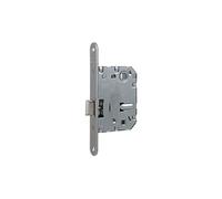 Tesa Picaporte unificado 134U5RAI para puertas de madera, inoxidable, entrada 50 mm, frente redondo