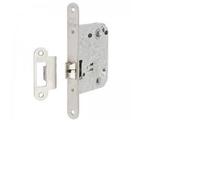 Tesa Assa Abloy 134US5RAI Picaporte Unificado Para Puertas de Madera Inoxidable Entrada 50 mm, Frente Redondo 134US