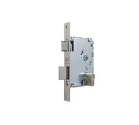 Tesa Assa Abloy Cerradura de embutir 20104PHN para puertas de madera, función de entrada, niquelada