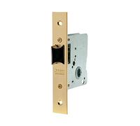 Tesa Assa Abloy 201540HL,Cerradura de embutir para puertas de madera 2015,Entrada 40mm,Acero Latonado