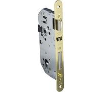 Tesa Assa Abloy 2030F5RHL,Cerradura Cortafuego, frente redondeado, Entrada 50mm,Latonado