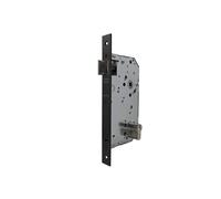 Tesa Assa Abloy 2037F60NE Cerradura De Embutir Para Puertas De Madera Cortafuegos Con Cilindro Negro Entrada 60 mm/Frente Cuadrado2037F