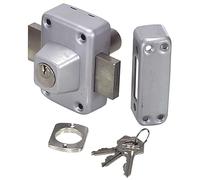Tesa Assa Abloy, 2111TE4C, Cerrojo de seguridad con llave exterior e interior, Cromado