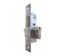 tesa Cerradura monopunto 220115HZ para perfiles metálicos, entrada 13,5 mm, con cilindro