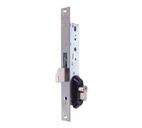 Tesa Cerradura monopunto 2211203AI basculante inoxidable para perfiles metálicos entrada 20 mm