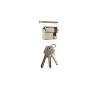 Tesa Assa Abloy, 50303010N, Cilindro Estándar, TE5, Leva Larga, Llave - Llave, Niquelado, 30 x 10 mm