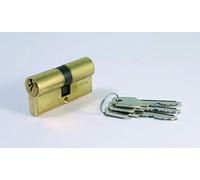 Tesa Assa Abloy, 50303545L, Cilindro Estándar, TE5, Leva Larga, Llave - Llave, Latonado, 35 x 45 mm