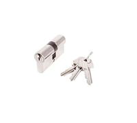 Tesa Assa Abloy, 52004545N, Cilindro Estándar, TE5, Leva Corta, Llave - Llave, Niquelado, 45 x 45 mm