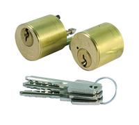 Tesa assa abloy - cilindro tesa redondo 5000 /26x26/28 latonado