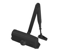 Tesa Cierrapuertas DC110-9005 - Brazo articulado para puertas, negro, sin retención