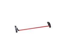 Tesa Assa Abloy Dispositivo antipánico de empuje, modelo de embutir de nueca de 9mm de la gama Universal en acabado negro-rojo