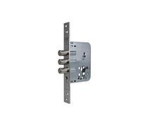 Tesa Assa Abloy R20BR5SCNE Seguridad monopunto, 4 bulones de acero niquelado. Entrada 50. Sin cilindro incluido. Acabado negro.
