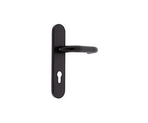 Tesa Assa Abloy, S1912EXNE, Juego de Manillas Sena S1912, Accionamiento exterior para dispositivos Antipánico, Negro