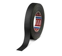 tesa Band 4541 | Cinta textil flexible y resistente sin revestimiento, malla 145, longitud: 50 m, varios colores y anchuras (12 mm, negro)