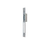 TESA Cerradero Eléctrico de Embutir, Frente Largo LC Deslizante, Acero Inoxidable, 12 V, Automático, para Puertas de Madera o Carpintería Metálica