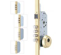 TESA Cerradura de embutir multipunto TLB esmaltado oro
