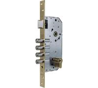 TESA CERRADURA SEGURIDAD MADERA EMBUTIR R200B ENTRADA 60MM 1 PUNTO ESCUDO E700L LATON PULIDO Protege tu hogar con esta cerradura de seguridad de alta calidad.