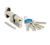 TESA Cilindro de Seguridad Europerfil T65B3535N / T60 con Leva Larga