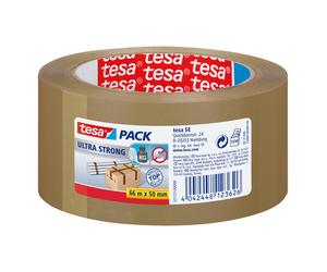 Tesa cinta adhesiva ultra strong, 50mm x 66m, br , 6 piezas