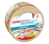 Tesa cinta adhesiva universal de doble cara, 25 m de largo, 50 mm de a