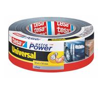 tesa Cinta adhesiva Universal Extra Power - Fijación extra fuerte, Gris 50 m x 50 mm, 1 rollo