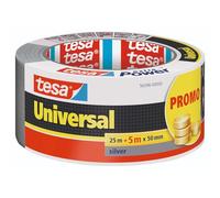 tesa Cinta Adhesiva Universal Extra Power - Celo Adhesivo con Fijación Extra Fuerte - Cinta Multiusos Versátil para Reparaciones, Fijación, Sellado y Más - Gris - 1 Rollo - 30 m x 50 mm