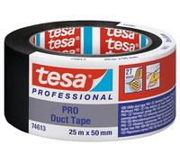 tesa Cinta Americana PRO Extra Fuerte 25 m x 50 mm Negra