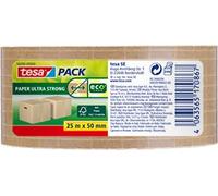 TESA Cinta de Embalaje Papel ECO & ULTRA STRONG Marrón (Set de 36)