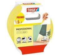 tesa Cinta de pintar profesional washi fino para interiores y exteriores – 2x25 m x 25 mm