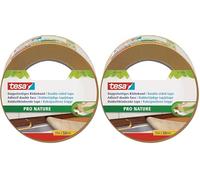tesa Cinta doble cara 100% plastico reciclado ECO Universal 25m x 50mm blanco (Paquete de 2)