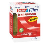 Tesa Cinta transparente 19 mm x 66 m (8 rollos)
