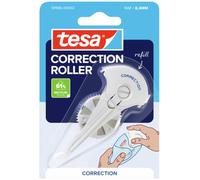 tesa CORRECTION ROLLER - Cartucho de recambio - 14 m x 8,4 mm | Cartucho para cinta correctora - Se puede escribir encima al instante - Recarga rápida y sin disolventes