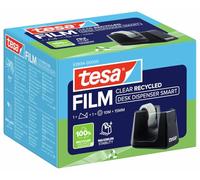tesa Dispensador de escritorio Smart Recycled – compacto con 1 rollo tesafilm 10 m x 15 mm