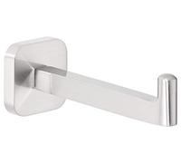 tesa ESTEETIC - portarrollos para Repuesto de Papel Higiénico - Montaje sin Taladrar - Alta Fuerza de Fijación con Tecnología Power.Kit - 50 mm x 50 mm x 128 mm - Acero Inoxidable