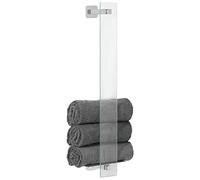 tesa ESTEETIC - Toallero de Pie Elegante para Baños - Montaje sin Taladrar - Alta Fuerza de Fijación con Tecnología Power.Kit - 127 x 180 x 667 mm - Acero Inoxidable