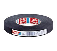 tesa extra Power Perfect Cinta de tela - Negra - 50 m x 19 mm | Cinta adhesiva reforzada con tejido - Para manualidades, reparar, fijar, reforzar y escribir - Interior y exterior