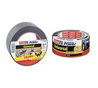 tesa Extra Power Universal, Cinta Adhesiva Americana Reforzada + Extra Power Universal, Cinta Adhesiva Americana Reforzada para Reparar, Fijar, Agrupar,