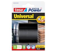 tesa Cinta adhesiva americana Extra Power Universal - Reforzada, Negra 5 m x 50 mm