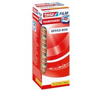 tesa Cinta adhesiva transparente – Fuerte adhesión, resistente – 33 m x 19 mm, 8 piezas