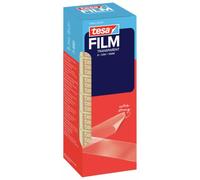 tesa film transparente, Cinta Autoadhesiva Resistente al Paso del Tiempo y al Rompimiento, Cinta de Oficina con Fuerte Adhesión, 33 m x 19 mm, 8 Piezas