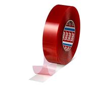tesa Fix 4965 - Cinta adhesiva de doble cara (50 m de largo, 50 mm x 50 m), transparente