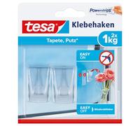 tesa Gancho adhesivo para transparentes y vidrio 1 kg