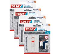 Tesa - Ganchos adhesivos para papel pintado y yeso, ajustable, capacidad de sujeción, 2 unidades, 8x 2kg