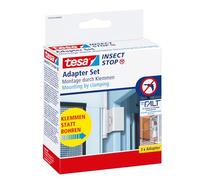 tesa Adaptador de puerta Insect Stop FALT – Abrazadera sin taladrar ni atornillar – Blanco antracita