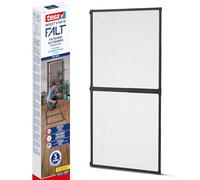tesa Mosquitera para puerta Insect Stop FALT – Marco aluminio plegable ajustable – 80–100×170–220 cm