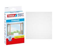 tesa Mosquitera ventana INSECT STOP H&L, cinta autoadhesiva, sin taladrar, 100x100 cm blanco