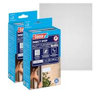 tesa Mosquitera INSECT STOP H&L Premium para ventanas – cinta autoadhesiva, antracita 2x120x240 cm