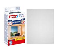 tesa Mosquitera ventana INSECT STOP H&L Premium – cinta fuerte, removible, 170×180 cm, antracita